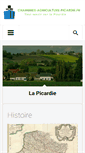 Mobile Screenshot of chambres-agriculture-picardie.fr